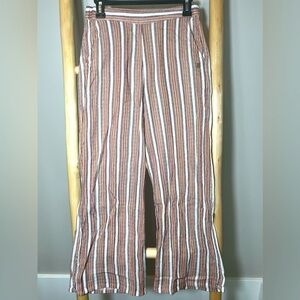Roxy Small gauze striped Oceanside pants pockets
